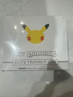 Pokemon Celebrations Elite Trainer Box (ETB) Factory Sealed With Minor Defects - Image 1