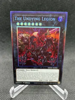 MZMU-EN006 The Undying Legion Collector's Rare YuGiOh! In Hand NM - Image 1