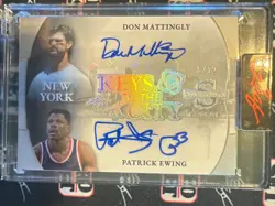 Don Mattingly Patrick Ewing, 2026 Leaf Spectacular Keys To The City Sports 5/12 - Image 1