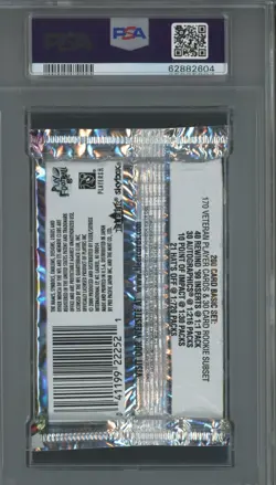 2000 Fleer Impact Football Hobby Foil Pack - PSA 7 - Sealed - Tom Brady RCU - Image 2