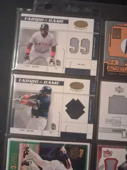 1983 (Rookie) - 2000's 'Tony Gwynn' - 38 Card Lot (8 Game Used Or Worn Cards) - Image 4
