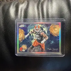 2025 Topps Cosmic Chrome Star in the Night Myles Garrett STN-23 Rams Browns - Image 1