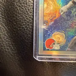 2025 Topps Cosmic Chrome Star in the Night Myles Garrett STN-23 Rams Browns - Image 3