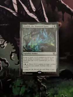 Magic the Gathering Ozolith, the Shattered Spire March of the Machine Rare Card - Image 1