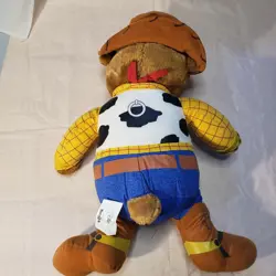 Disney Toy Story Woody Cowboy Teddy Bear Sheriff 16'' Stuffed Plush Bear - Image 5