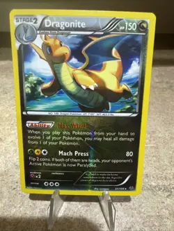 Dragonite 51/108 Reverse Holo Pokemon Card TCG Roaring Skies XY NM - Image 1