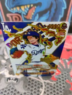 One Piece Portgas D. Ace Special Doujin Kawaii Holo ACG Art Card - Image 3