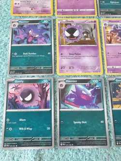 GASTLY, HAUNTER, & GENGAR BUNDLE OF POKEMON CARDS - Image 4