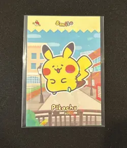 Limited Edition Full Art Rare Smile Pikachu Pokemon Card Database #0025 ✨ - Image 1