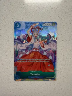 One Piece Card Game Yamato OP13-054 Carrying on His Will SR Foil Alt Art - Image 1