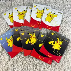 Lot Of 10 Sealed Pokemon 25th Anniversary McDonald's Happy Meal Card Packs 2021 - Image 1