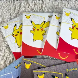 Lot Of 10 Sealed Pokemon 25th Anniversary McDonald's Happy Meal Card Packs 2021 - Image 2