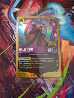 Maleficent - Imperious Traveler - Disney Lorcana Promo Cards Wilds Unknown 44/P3 - Image 1