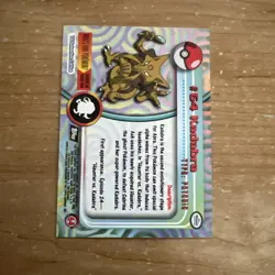 Pokemon Card - Kadabra #64 - Topps Series 1 - Black Logo - Image 2