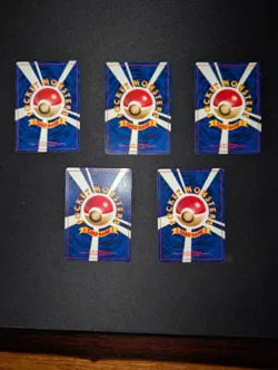 Lot of 5 Vintage Japanese Holo Pokemon Cards - LP/NM ~SWIRL~ - Image 2