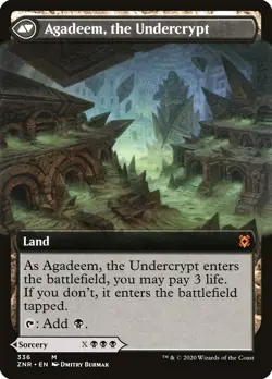 Agadeem's Awakening/The Undercrypt (Extended Art) Foil Near Mint Zendikar Rising - Image 2
