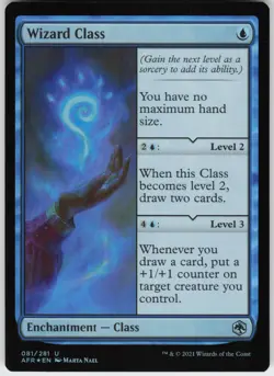 FOIL WIZARD CLASS 81 UC NEAR MINT - Image 1
