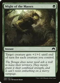 NM Might of the Masses - 188 - Magic Origins - Image 1