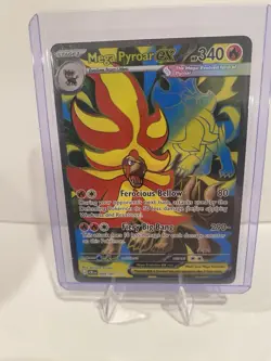 Pokemon TCG Mega Pyroar EX 099/086 Secret Rare Full Art Chaos Rising EN - Image 1