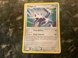 Dialga 1/130 Holo Rare Diamond and Pearl Pokemon Card - Image 1