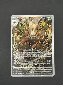 Shiftry 163/162 2024 Pokemon SV05: Temporal Forces Illustration Rare Holo NM - Image 1