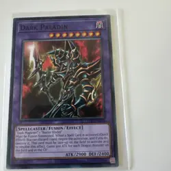 Yu-Gi-Oh Dark Paladin Secret Rare Card MINT Condition A must Have For Collectors - Image 3
