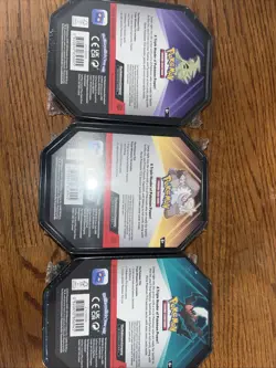 Pokemon Tyranitar Slaking Darkrai Triple Whammy Tin Set of 3 Factory Sealed - Image 2