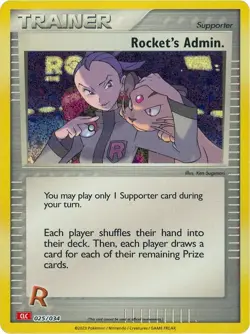 Rocket's Admin. (CLC) 025 - Trading Card Game Classic (CL) - N/M Pokemon - Image 1