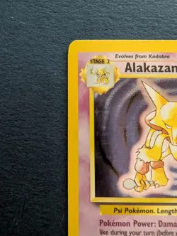 Alakazam 1/102 Base Set - Holo Pokemon Card - NM - Image 2