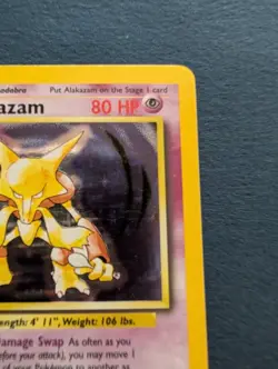 Alakazam 1/102 Base Set - Holo Pokemon Card - NM - Image 3