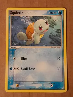 Pokemon Squirtle 63/100 Crystal Guardians NM-MT See Pictures - Image 1