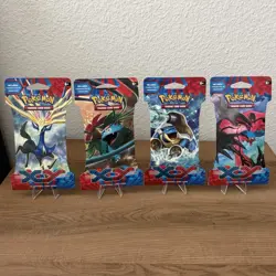 ART SET Pokemon XY Base Set Booster Packs Sleeved - Image 1