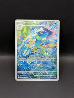 Frogadier 089/086 IR Chaos Rising ILLUSTRATION RARE HOLO Pokemon English Me04 EN - Image 2