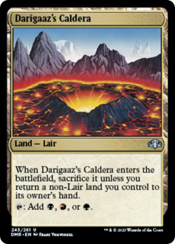 MTG magic 1x Darigaaz's Caldera FOIL (M/NM) Dominaria Remastered - Image 1