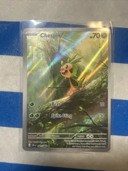 Chespin 087/086 Illustration Rare Pokemon TCG Chaos Rising NM Pokemon - Image 2