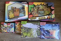 Pokemon Sealed Lot Prismatic Evolutions Ascended Heroes Chaos Rising Perfect JT - Image 1