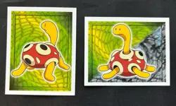 2001 Merlin Pokemon Series 4 Shuckle Sticker #48 / #97 (#1) - Image 1