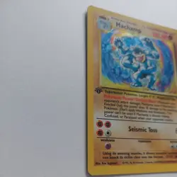 1999Pokemon Base Set Machamp 8/102 1st Edition Holo Rare LP - Image 5