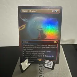 ☠☠ MTG Flame of Anor Borderles) Lord of the Rings: Tales of Middle-Earth Foil - Image 1