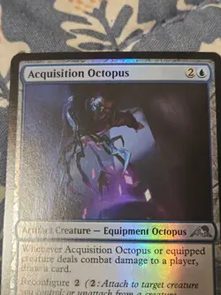 Acquisition Octopus FOIL Kamigawa Neon Dynasty MTG Magic - Image 3