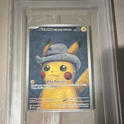 LOW POP - Van Gogh Pikachu SVP 85 English Promo Full Art PSA 10 - Image 3