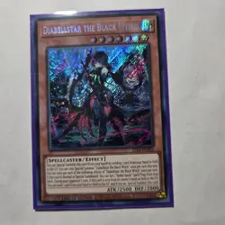 Yugioh Secret rare #25LP-EN001 Diabellstar the Black Witch - Image 1