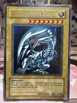 Blue-Eyes White Dragon SDK-001 Ultra Rare Unlimited Edition - Played - YuGiOh! - Image 1