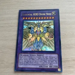 2011 Yugioh Elemental Hero Divine Neos LCGX-EN077 Ultra Rare 1st Edition - Image 2