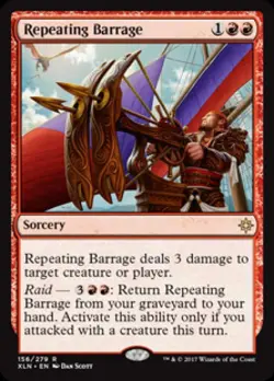 Repeating Barrage - Light Play MTG Ixalan - Image 1