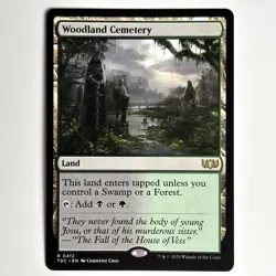 WOODLAND CEMETERY MTG TDC - CARTE MAGIC THE GATHERING EN NEUF - Image 1