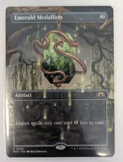Emerald Medallion (Borderless) Modern Horizons 3 - MTG RARE - Image 1