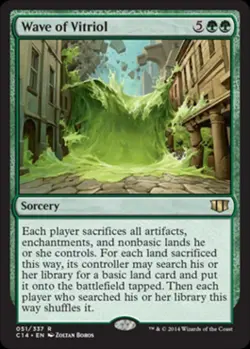 Wave of Vitriol - Light Play MTG Commander 2014 Edition - Image 1