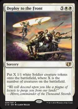 Deploy to the Front - Light Play MTG Commander 2014 Edition - Image 1