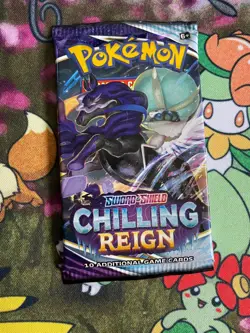 Pokemon TCG Sword & Shield Chilling Reign Booster Pack 1x 820650808470 - Image 1